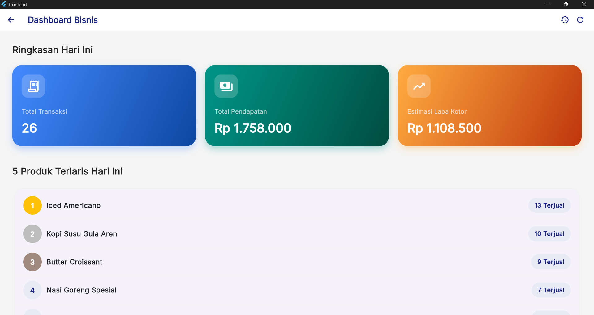 Integrated POS Cashier & Stock Management thumb 3